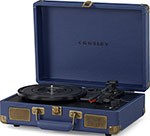 

Виниловый проигрыватель Crosley CRUISER PLUS Navy c двухсторонним Bluetooth (CR8005F-NV4)