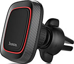 Автомобильный держатель для смартфона Hoco CA23, на дефлектор, магнитный, черный 6957531065586 автомобильный кронштейн для смартфона gembird ta chav 03 на дефлектор до 6