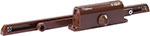 Доводчик дверной НОРА-М Isparus 430 Slider со скользащей тягой 40-100 кг коричневый 18778