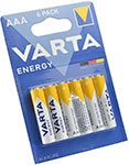 Батарейки VARTA ENERGY AAA бл.6