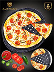 Форма для пиццы AUFFMAN AM-3022, с перфорацией нож для пиццы attribute gadget estilo age073