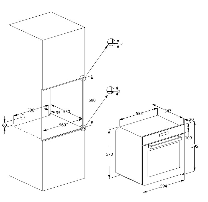 Духовой шкаф beko bir25400xms