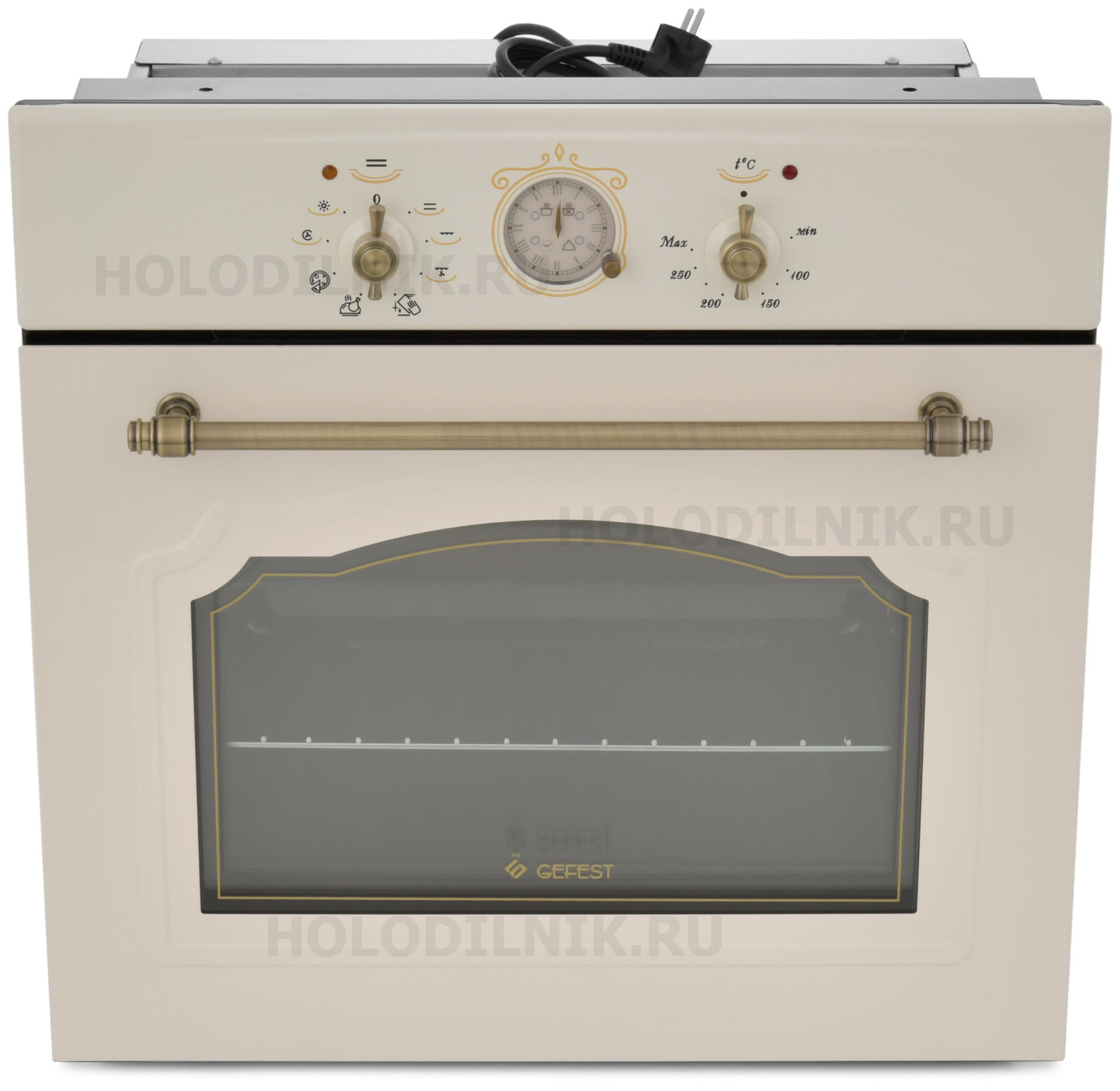 Изображение товара Электрический духовой шкаф Gefest ЭДВ ДА 602-02 К64S с грилем и конвекцией белый