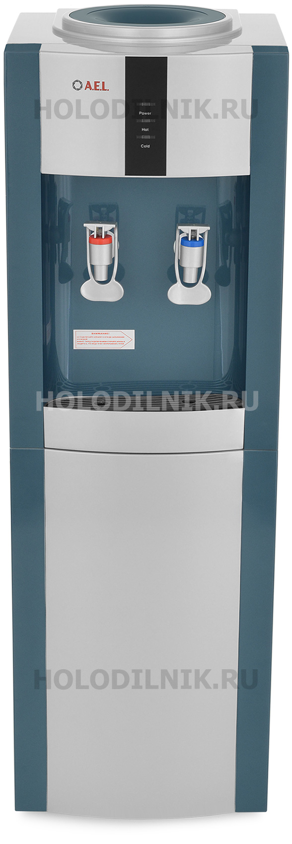 Изображение товара Кулер для воды AEL LC-AEL-47 напольный с компрессорным охлаждением маренго серебряный