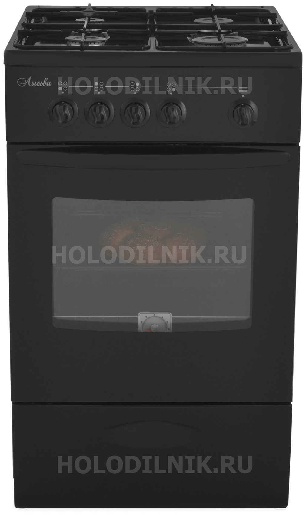 Изображение товара Газовая плита Лысьва ГП 400 МС СТ-2у черная, без крышки