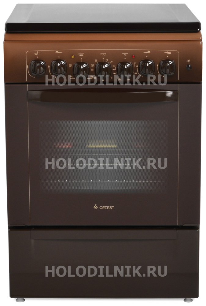 Изображение товара Комбинированная плита Gefest ПГЭ 6102-02 0001 с газовыми конфорками и электрической духовкой