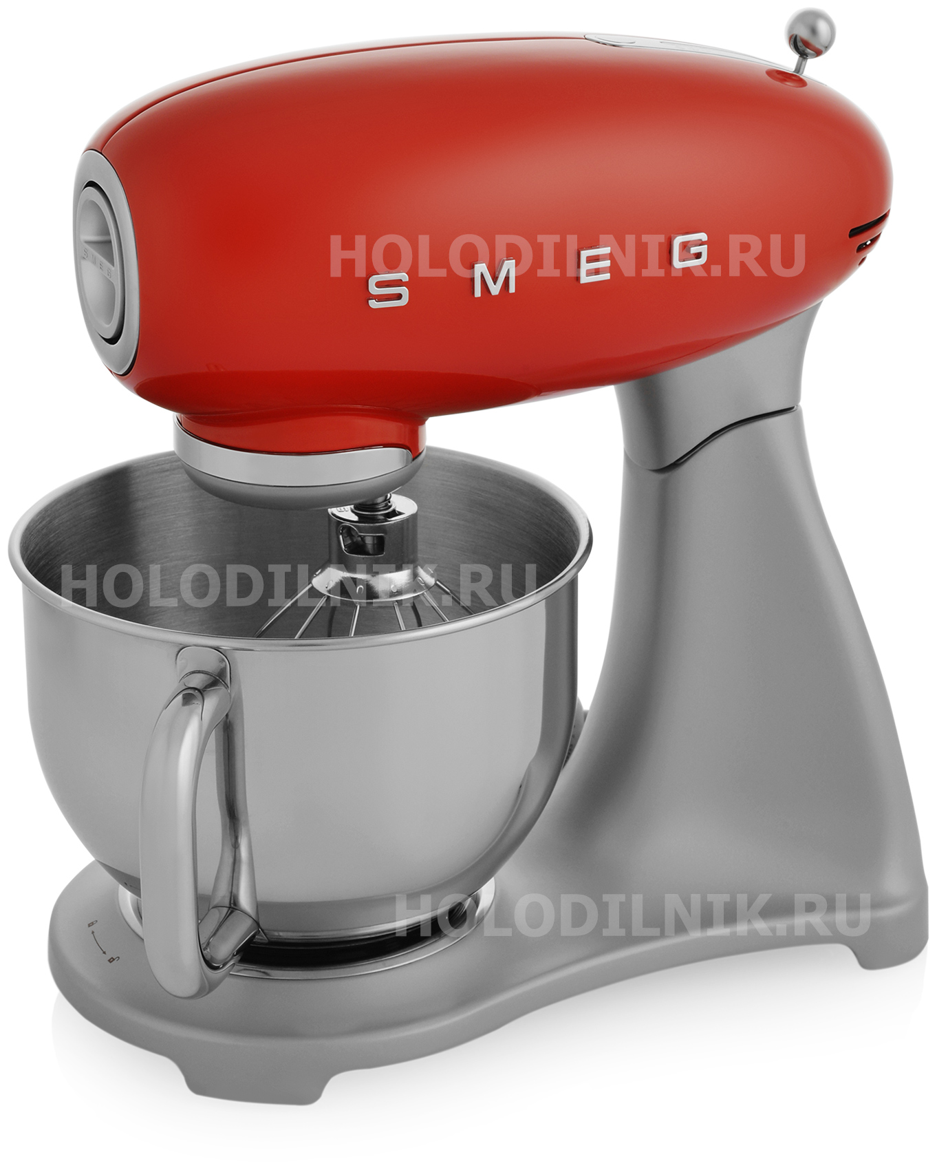 Изображение товара Миксер Smeg SMF02RDEU в ретро стиле с мощностью 800 Вт