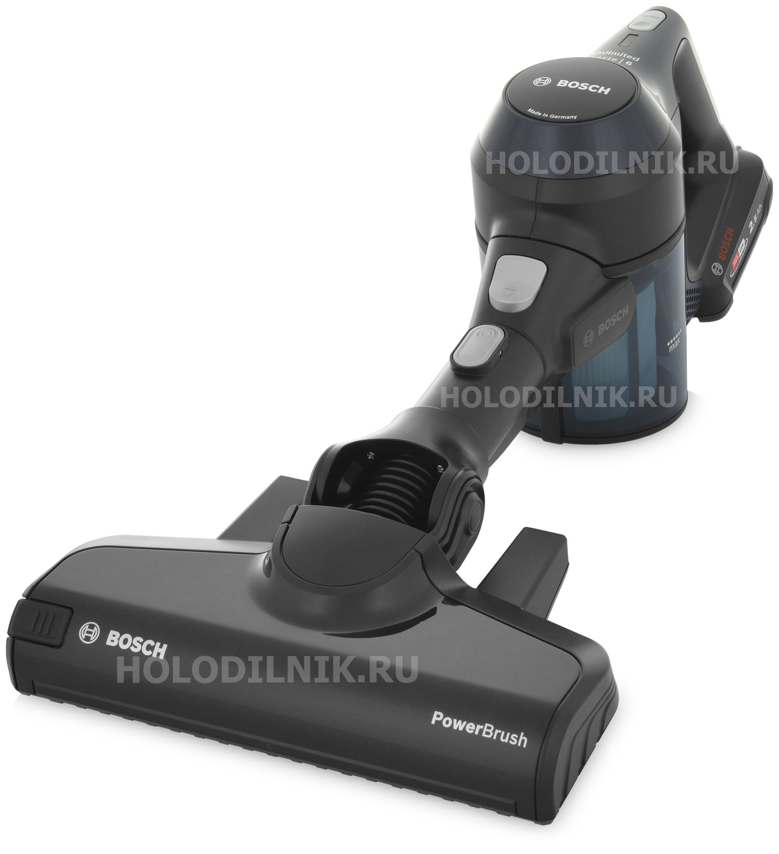 Пылесос вертикальный Bosch BCS611P4A синий