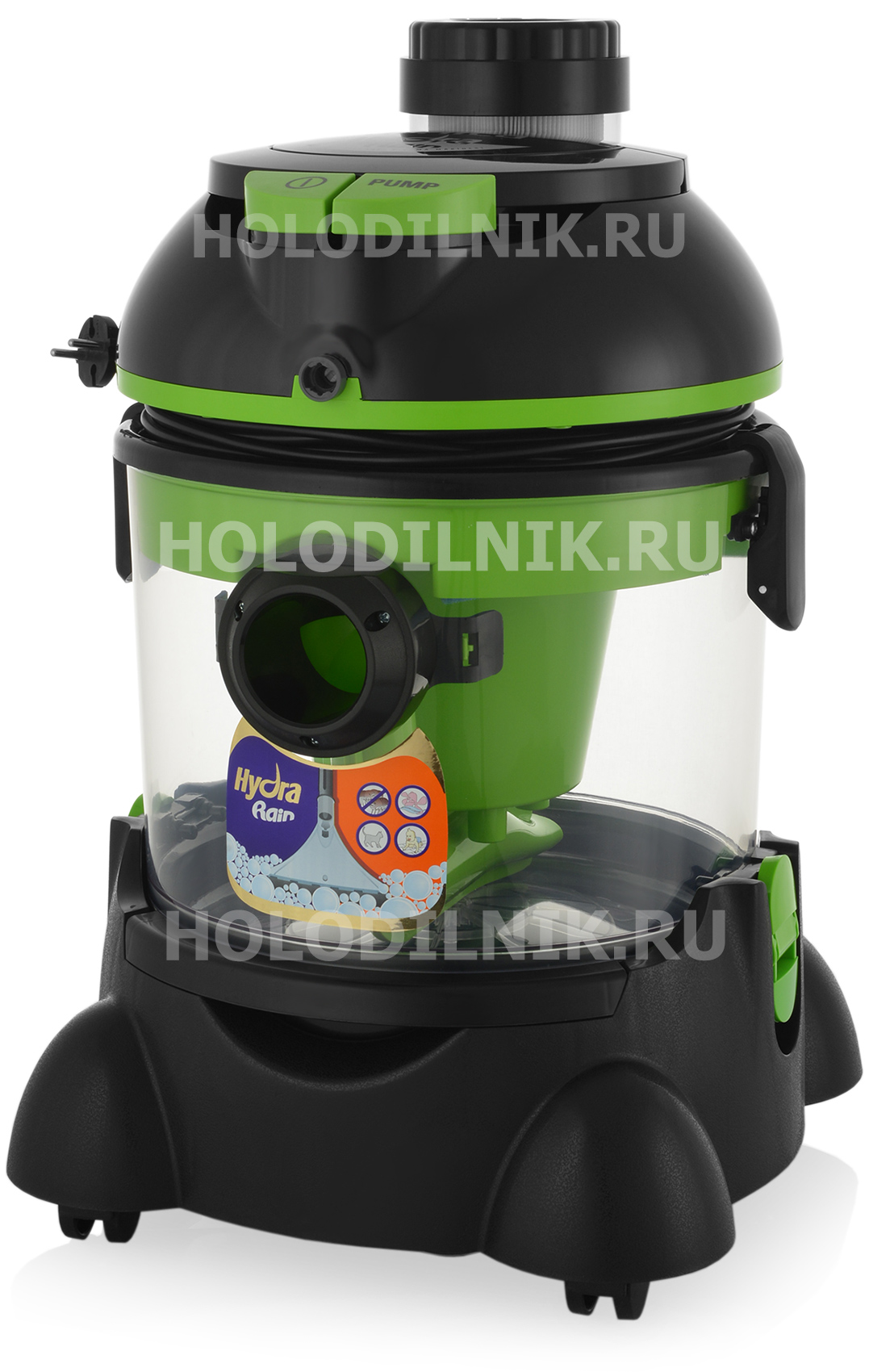 Моющий пылесос с аквафильтром Arnica Hydra Rain зеленый ET12101