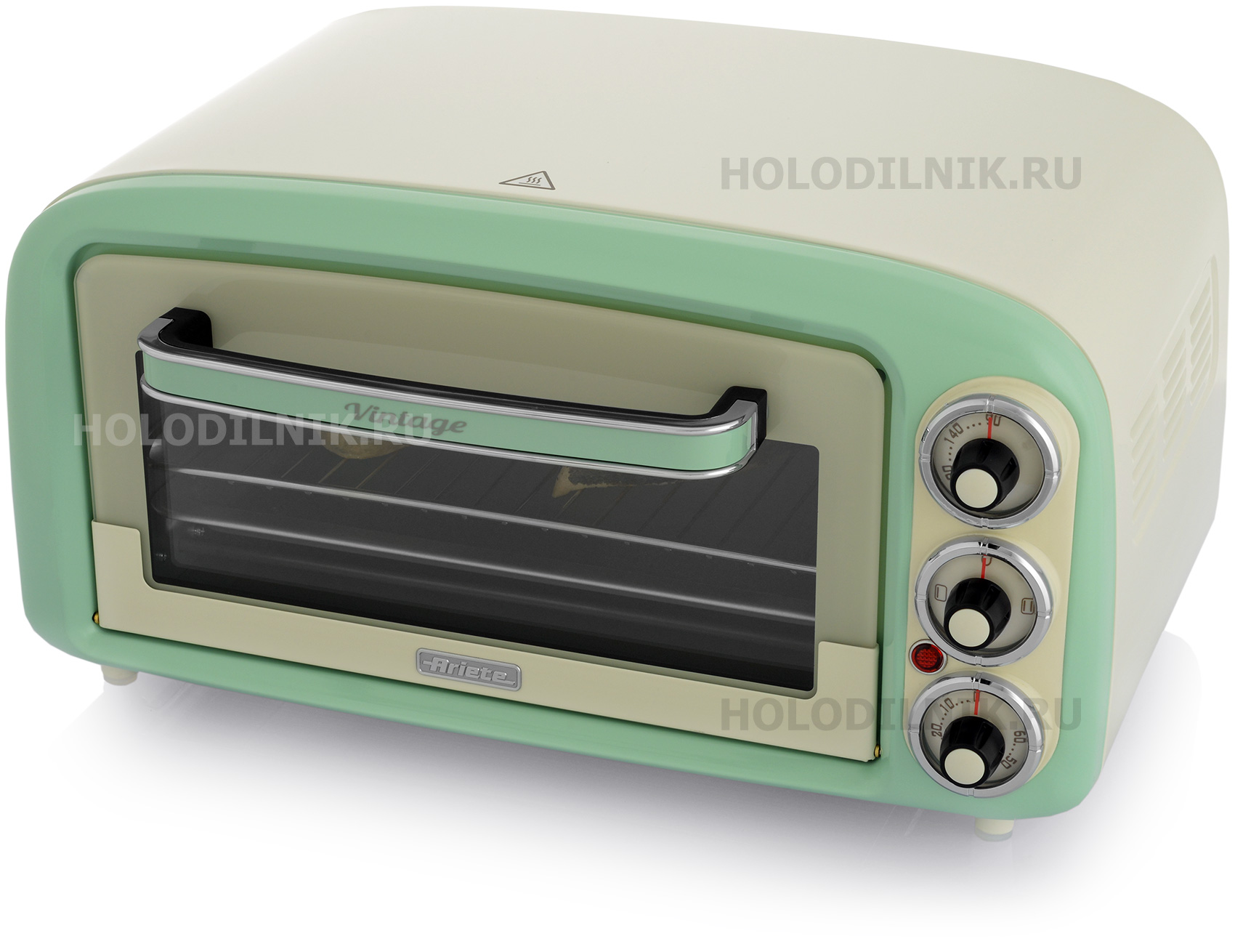 Изображение товара Электропечь Ariete Vintage 979/04 зеленый 18 литров, мощность 1380 Вт