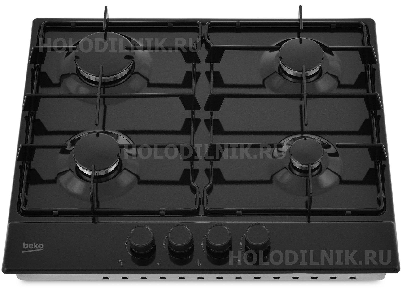 Изображение товара Газовая варочная панель Beko HIAG 64223 B 4 газовые конфорки встроенная эмаль турция
