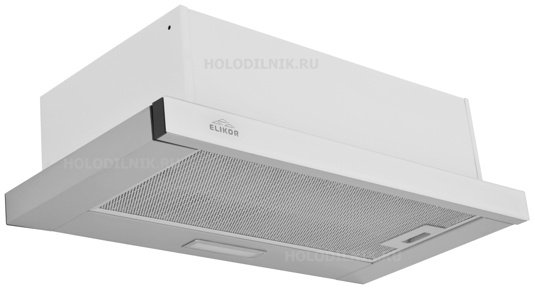 Изображение товара Вытяжка Elikor Интегра GLASS 60Н-400-В2Д нержавеющая сталь белое стекло