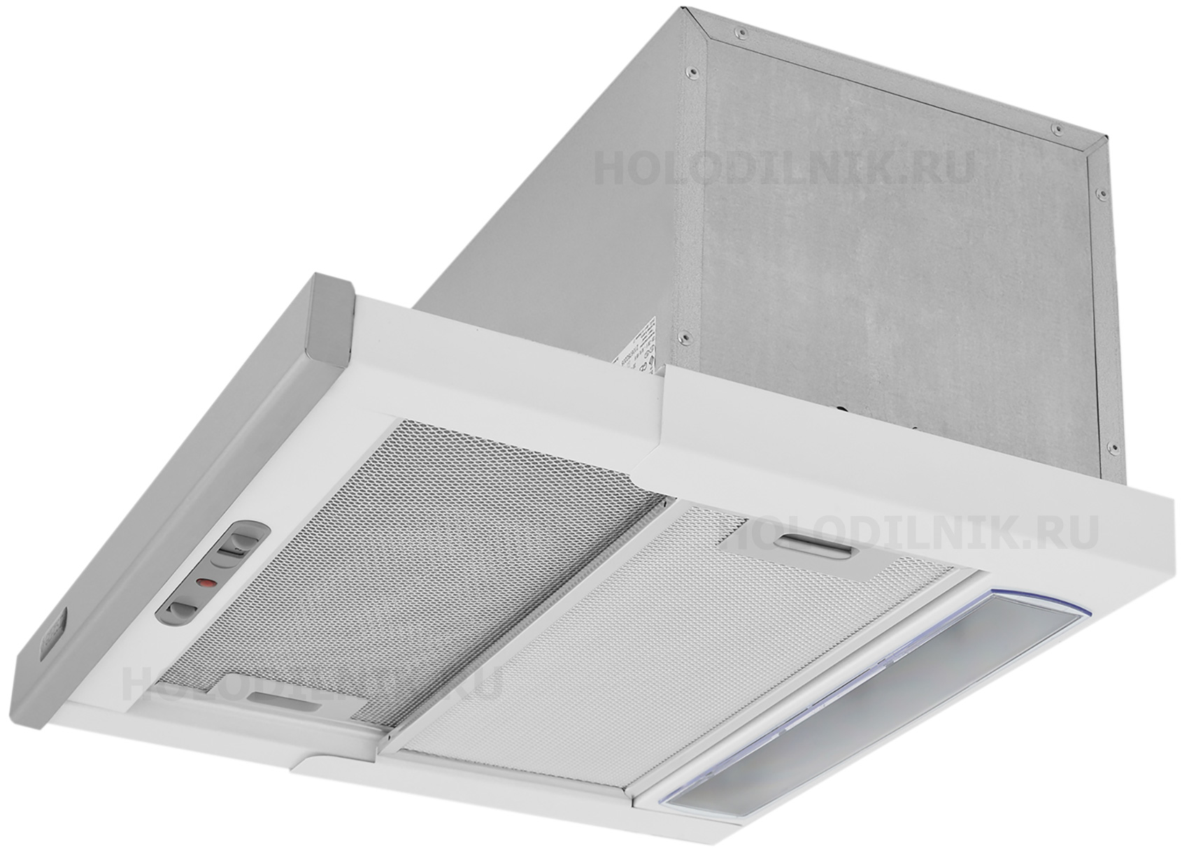 Изображение товара Вытяжка Gefest ВО 4501 К20 телескопическая белая с нержавеющей сталлю