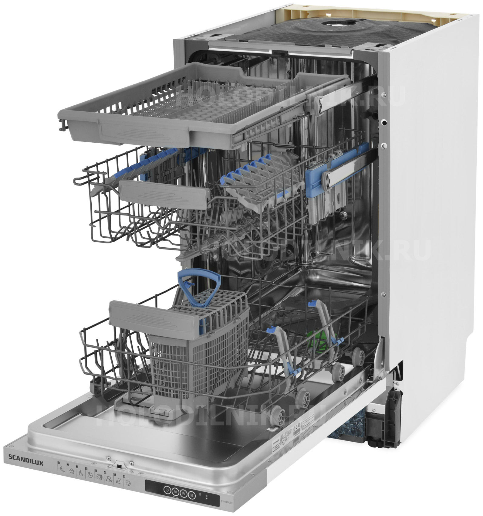 Изображение товара Встраиваемая посудомоечная машина Scandilux DWB 4322B3 10 комплектов A++