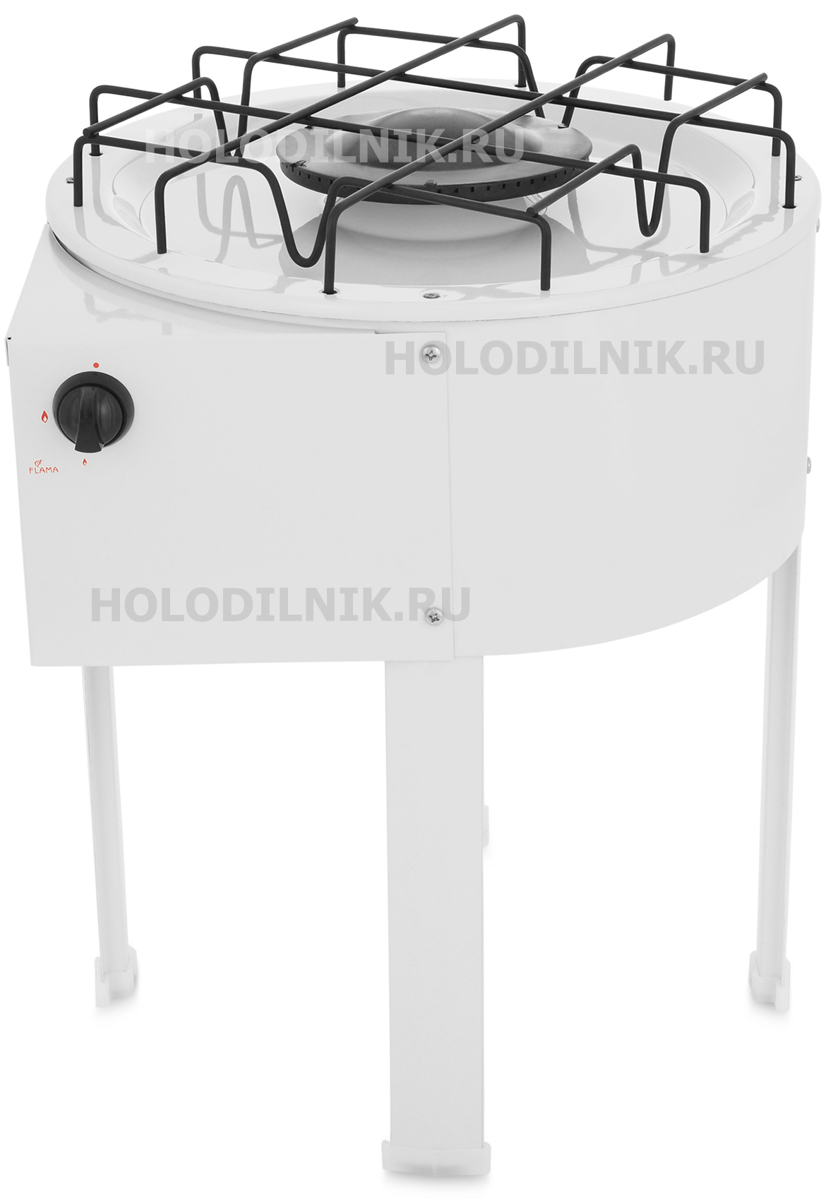Изображение товара Газовая настольная плита Flama DVG 4101 W одна конфорка белая Россия