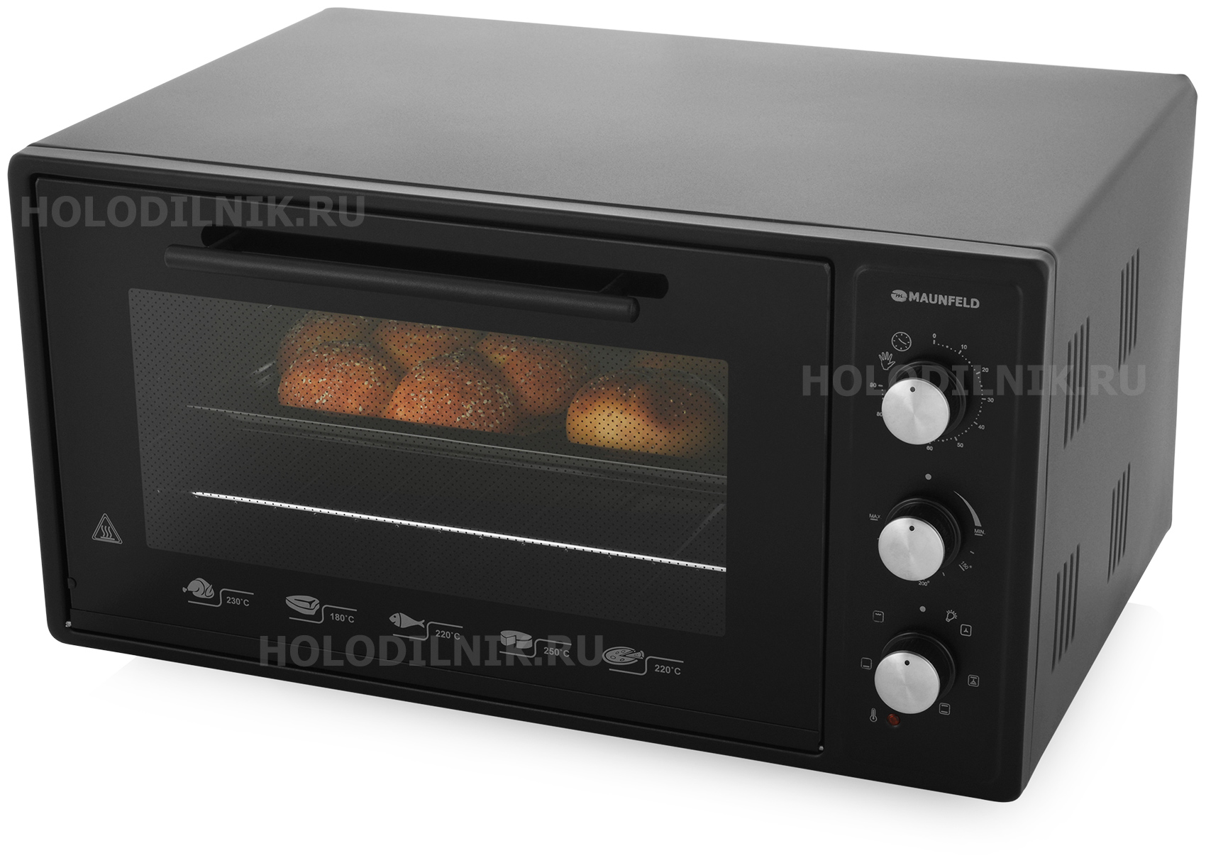 Изображение товара Мини-печь Maunfeld CEMOA.456.B 45л 1500Вт гриль термостат автооткл