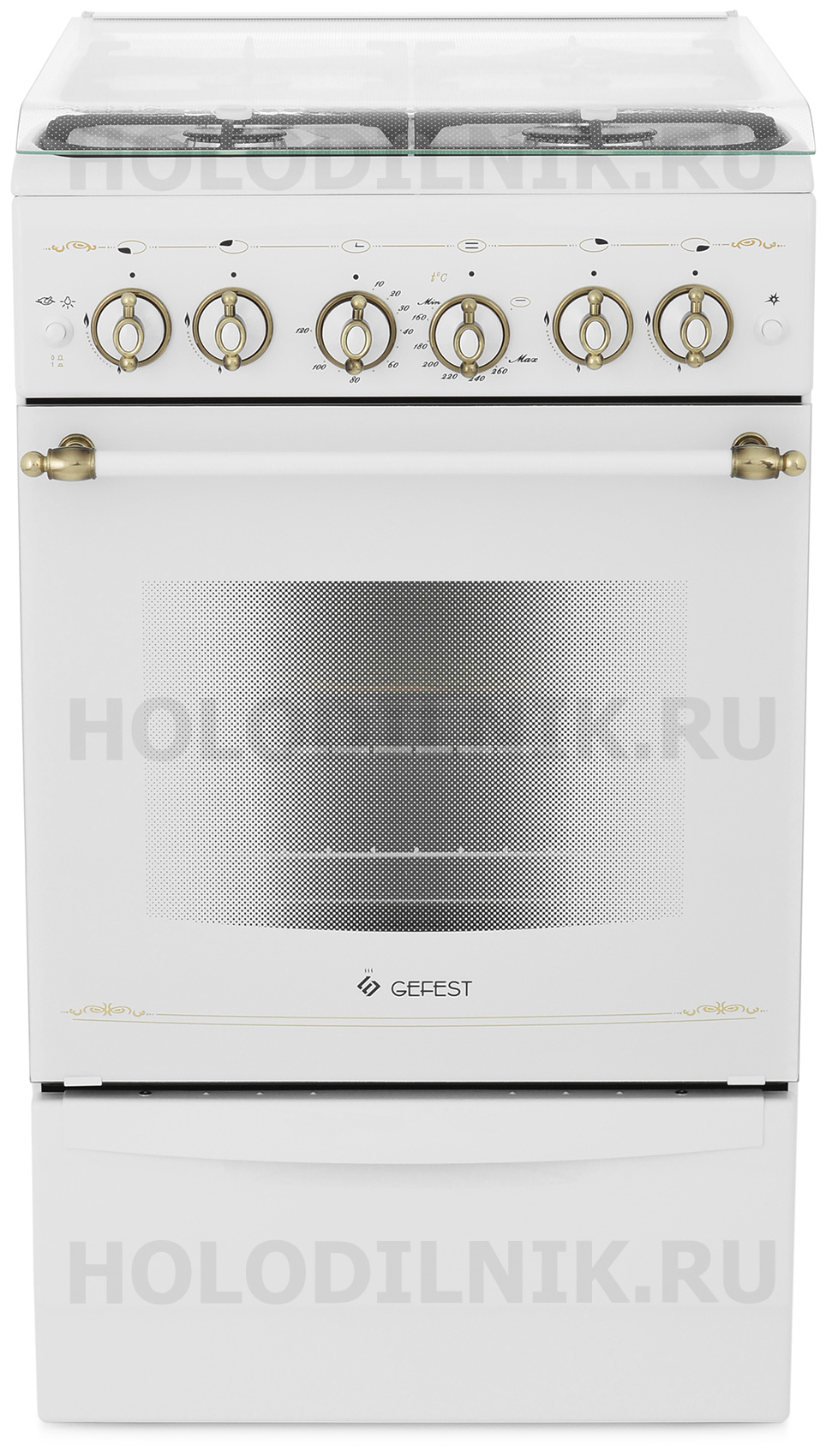 Изображение товара Газовая плита Gefest ПГ 5100-02 0181 с 4 газовыми конфорками духовкой 52 л