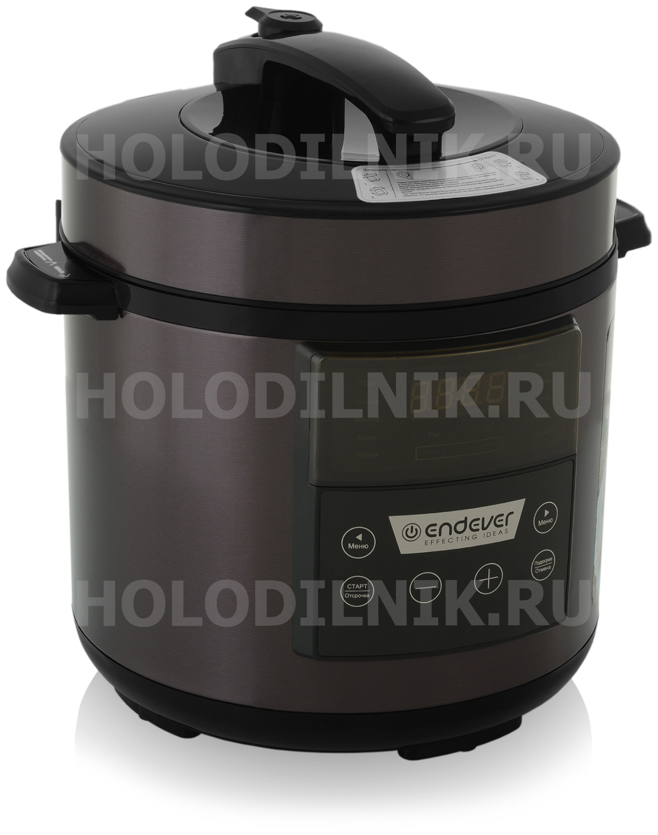 Изображение товара Скороварка-мультиварка Endever Vita-98, черно/сливовый Изображение товара Скороварка-мультиварка Endever Vita-98, черно/сливовый
