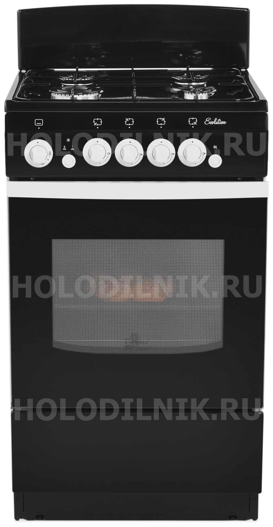 Изображение товара Газовая плита De luxe 5040.36 г щ с 4 конфорками духовкой 43л газ-контроль