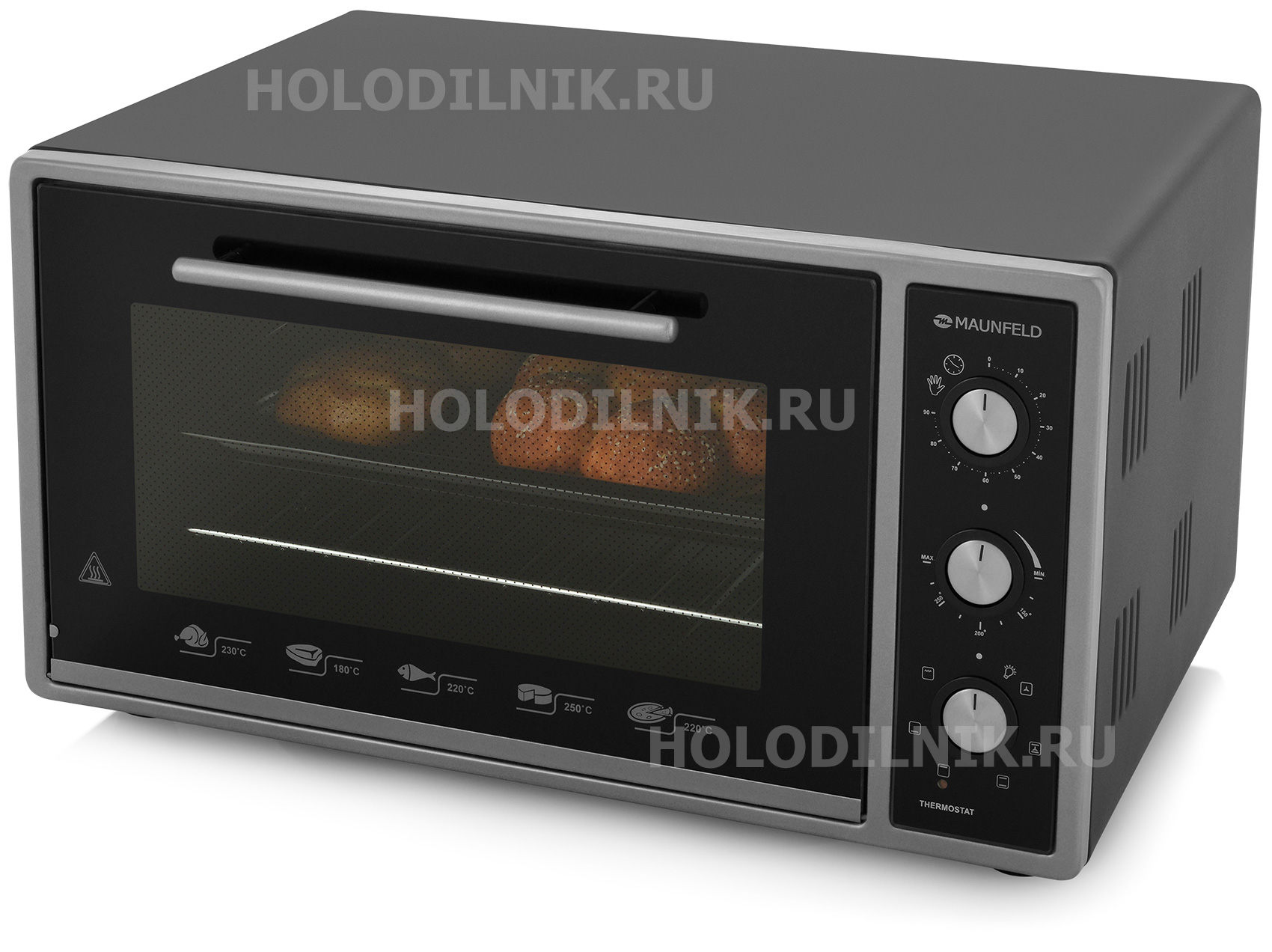 Изображение товара Мини-печь Maunfeld CEMOA.456.S2 45 л 1500 Вт гриль конвекция механическое управление