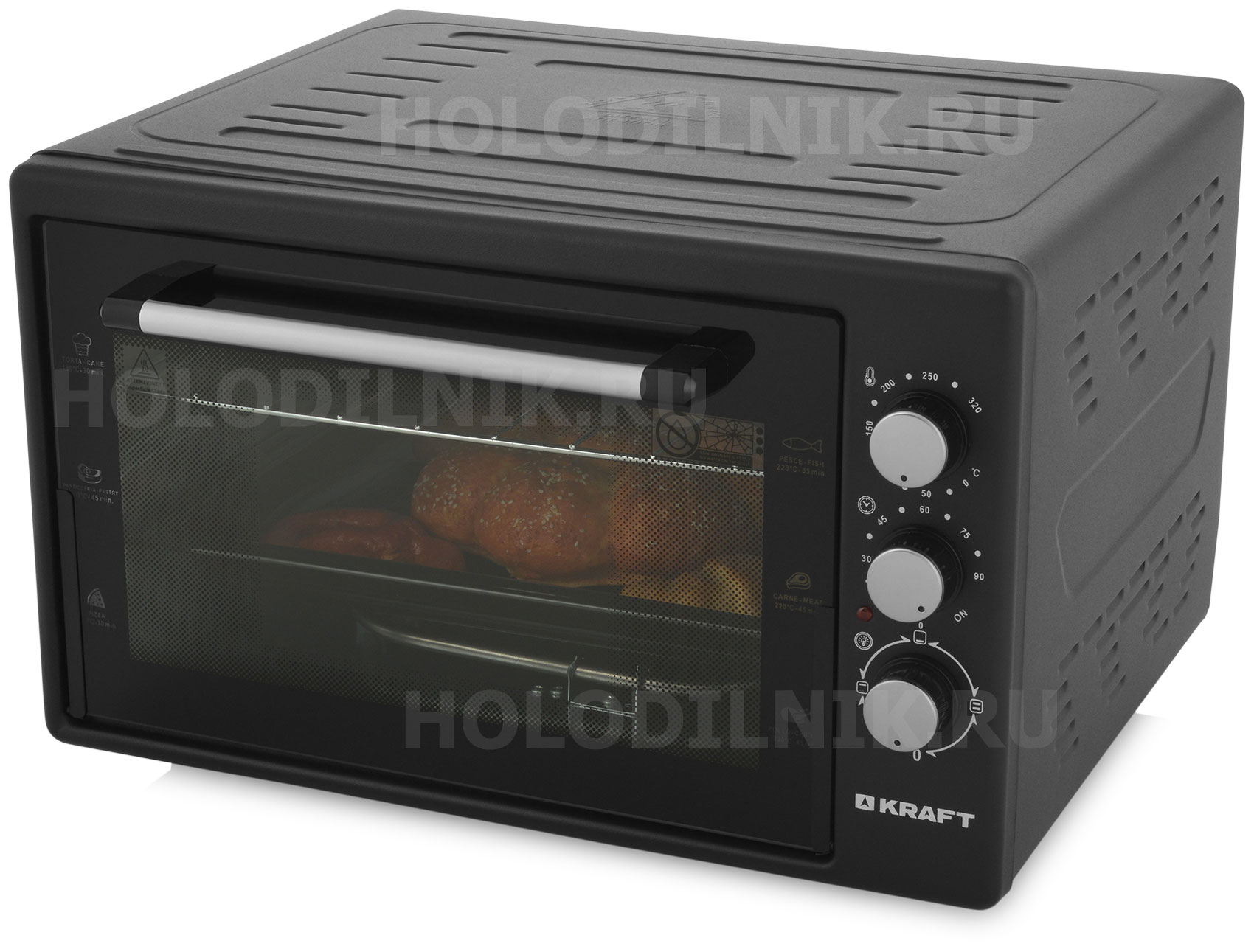 Изображение товара Электропечь Kraft KF-MO 3801 BL черный