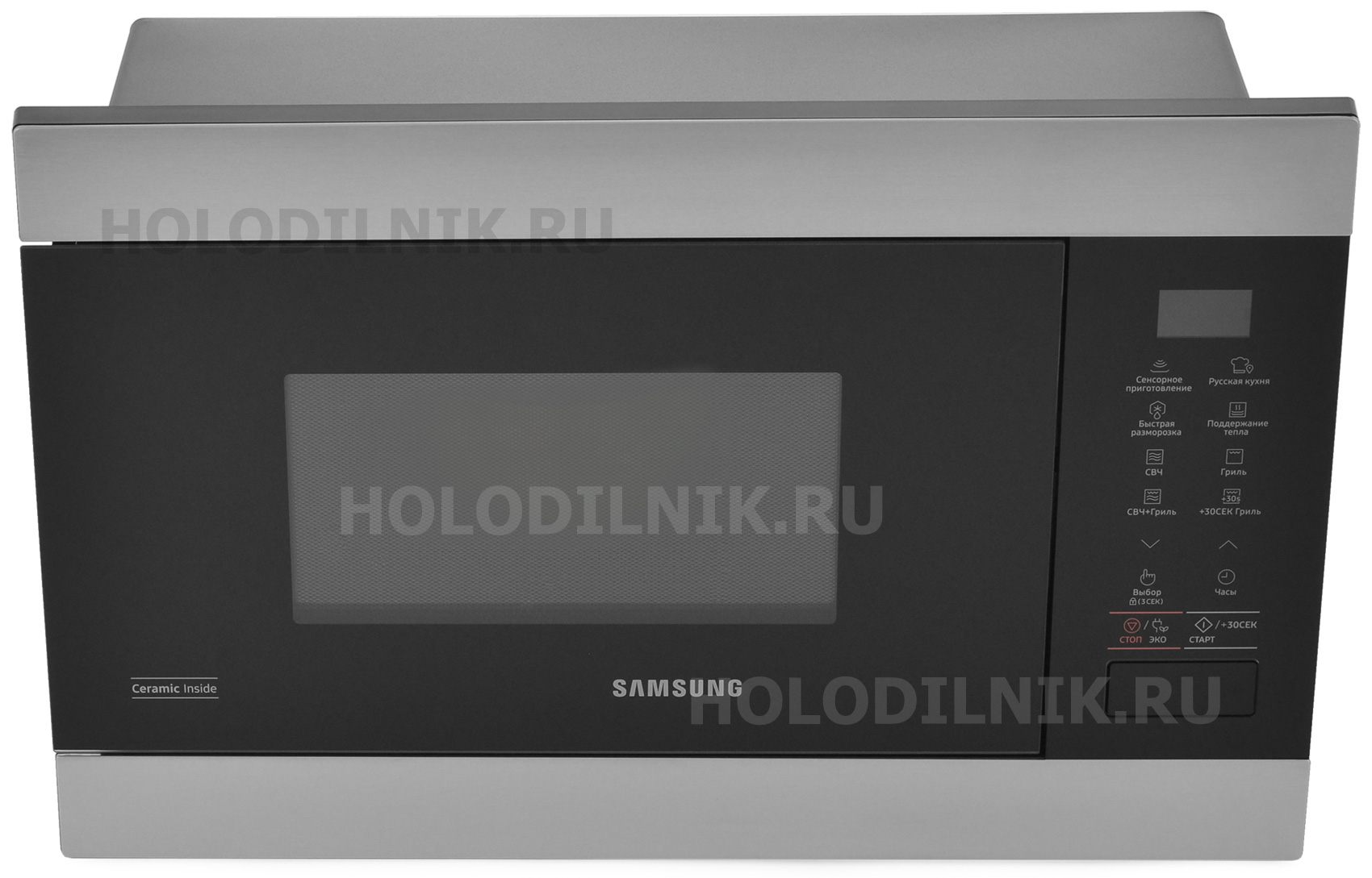 Изображение товара Встраиваемая микроволновая печь Samsung MG 22 M 8074 AT нержавеющая сталь