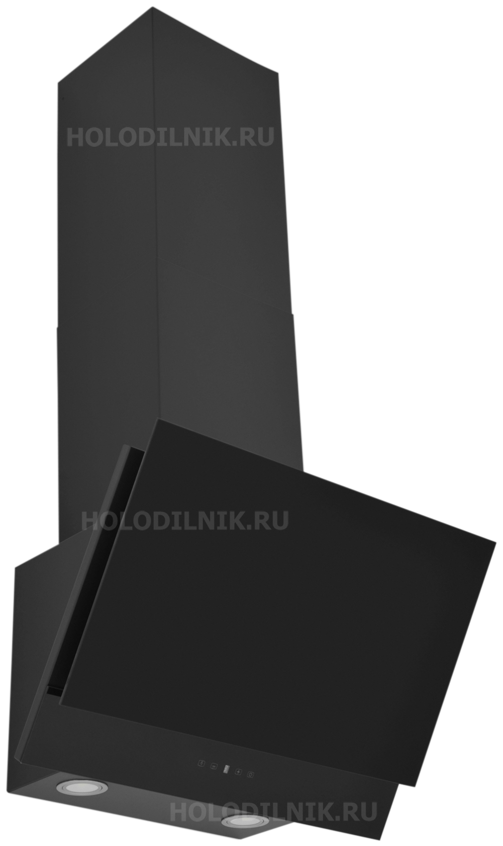 Изображение товара Электрическая наклонная вытяжка Elikor Жемчуг 60 черная с электронным управлением