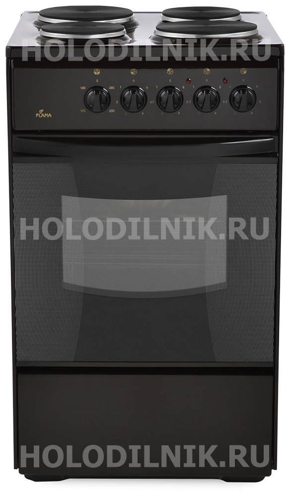 Изображение товара Электроплита Flama AE 1403 B 4 конфорки духовка 50 л Россия