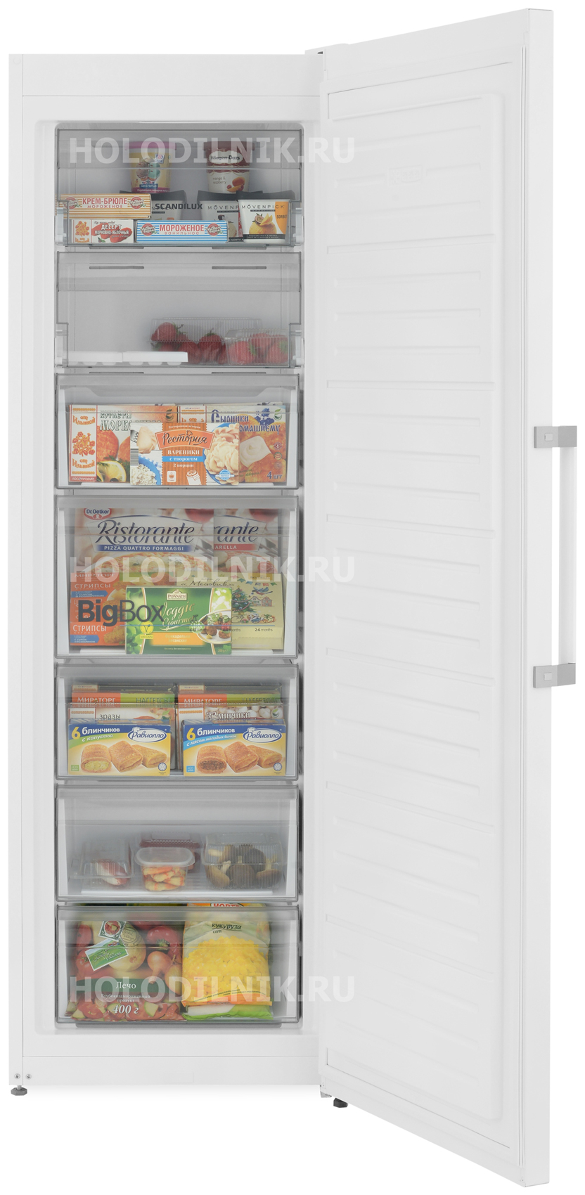 Изображение товара Морозильник Scandilux FN 711 E12 W