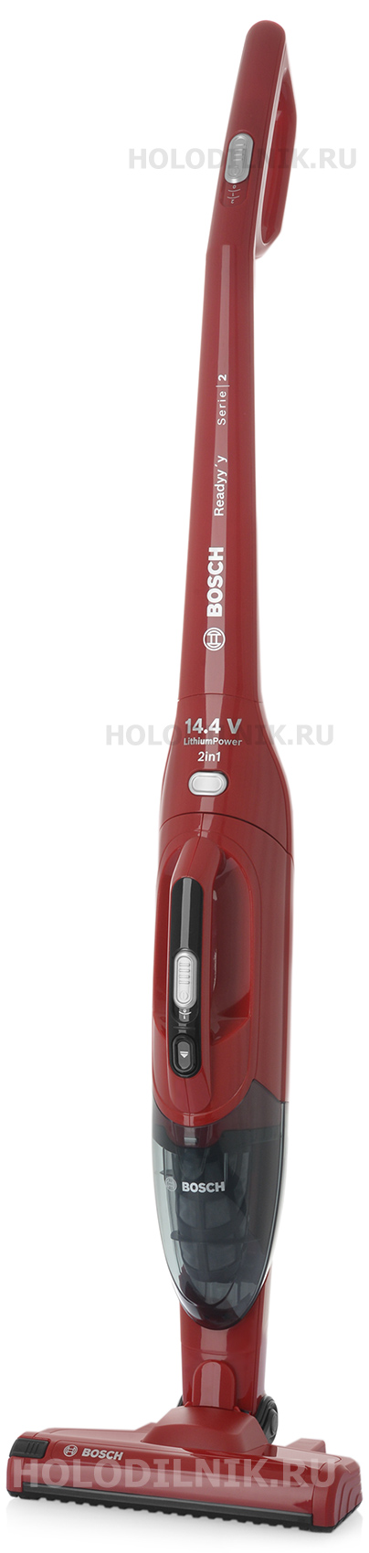 Изображение товара Пылесос вертикальный Bosch Readyy'y 14,4V BBHF214R красный