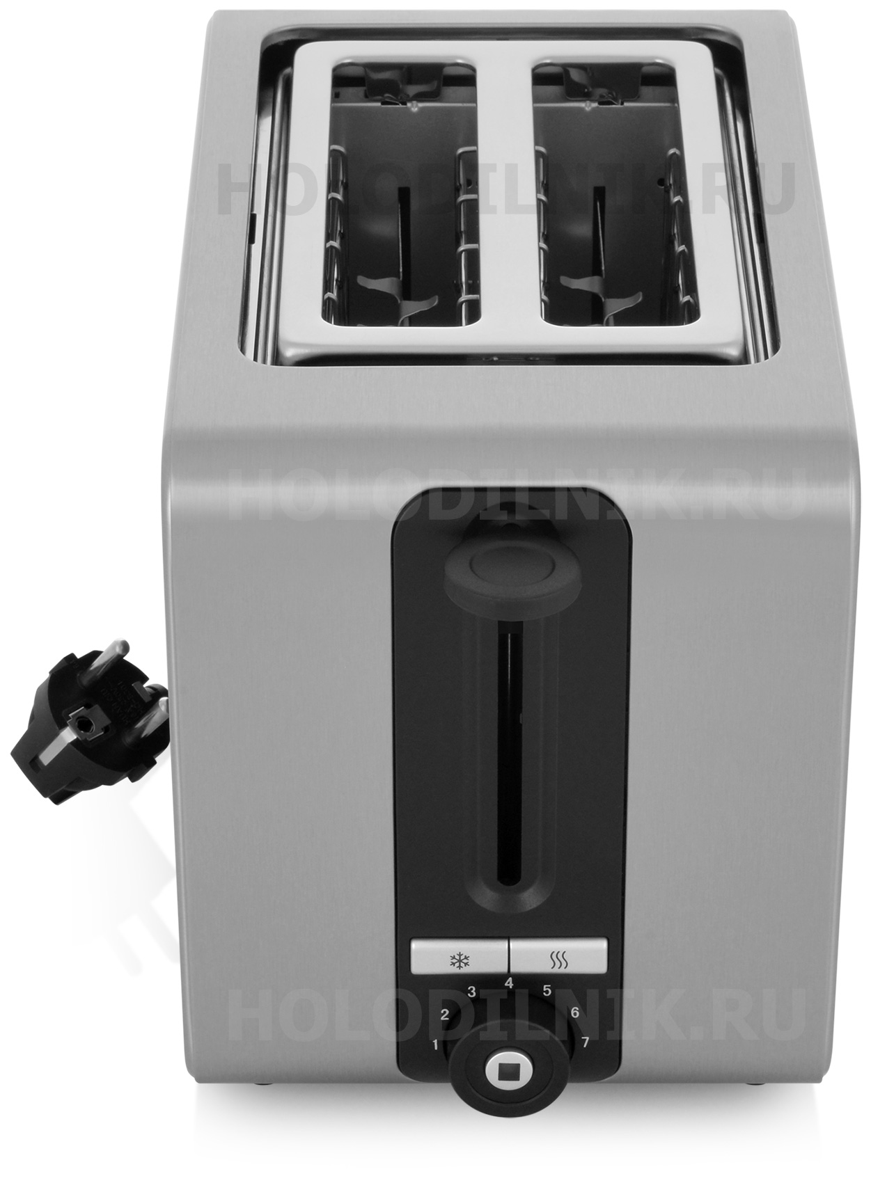 Изображение товара Тостер Bosch TAT7S25 - механический двухслотовый прибор для приготовления тостов