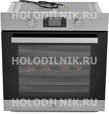 Встраиваемый электрический духовой шкаф hotpoint ariston fa5 841 jh bl ha black