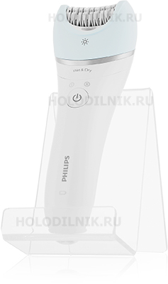 Эпилятор для влажной и сухой эпиляции philips satinelle prestige bre611