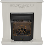 фото Каминокомплект royal flame lumsden с очагом majestic black (белый дуб) 64905925