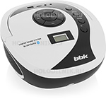 

Магнитола BBK BBK BS 10 BT белый/чёрный