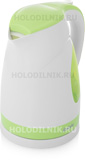 Чайник электрический BBK EK 1700 P белый/зеленый соковыжималка для цитрусовых blackton j1110 белый зеленый