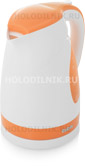Чайник электрический BBK EK 1700 P белый/оранжевый пылесос ilife g80 белый оранжевый