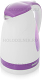 Чайник электрический BBK EK 1700 P белый/фиолетовый блендер lumme lu kp1891a белый фиолетовый