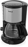 Кофеварка капельного типа Tefal Confidence CM361838, серебристый/черный кофеварка капельного типа inhouse icmd0603gw