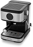 Кофеварка LEX LXCM 3502-1 с капучинатором (черная) рожковая кофеварка centek ct 1169 серебристая черная