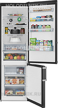 

Двухкамерный холодильник Scandilux CNF 379 EZ D/X Dark Inox