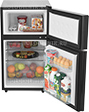 Двухкамерный холодильник Tesler RCT-100 MIRROR двухкамерный холодильник tesler rct 100 dark brown