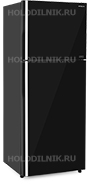 Двухкамерный холодильник Hitachi R-VG 472 PU8 GBK чёрное стекло - фото 1