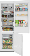 Двухкамерный холодильник Scandilux CNF379Y00 W панель ящика морозильной камеры холодильника минск атлант pn 774142100900
