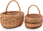 

Набор из 2 грибных корзин Природный интерьер K 2219 S/2
