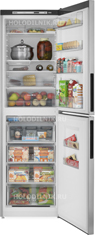 Двухкамерный холодильник ATLANT ХМ 4625-181 серебристый холодильник hyundai co1002 серебристый