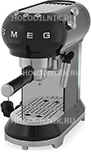 Кофеварка Smeg ECF 01 BLEU черная рожковая кофеварка red solution rcm m1523 черная