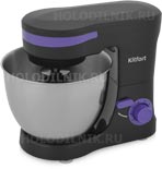 Миксер Kitfort КТ-3044-1 черно-фиолетовый миксер kitfort кт 3044 1 черно фиолетовый