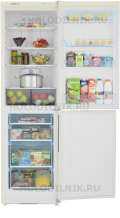 Двухкамерный холодильник Pozis RK FNF-172 бежевый ручки вертикальные двухкамерный холодильник lg ga b 509 cesl бежевый