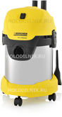 Строительный пылесос Karcher WD 3 P Premium  желтый (1.629-891.0)